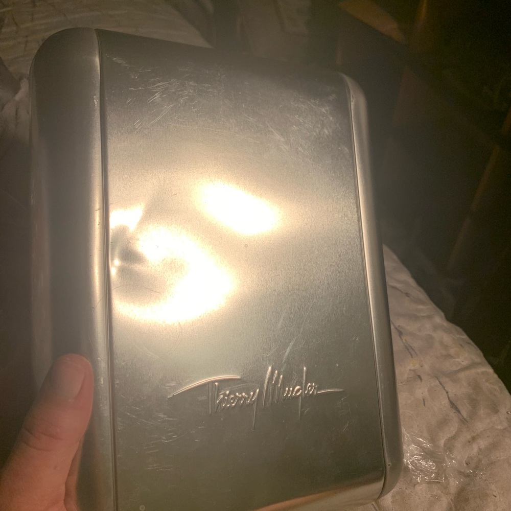 Thierry Mugler dented box for example